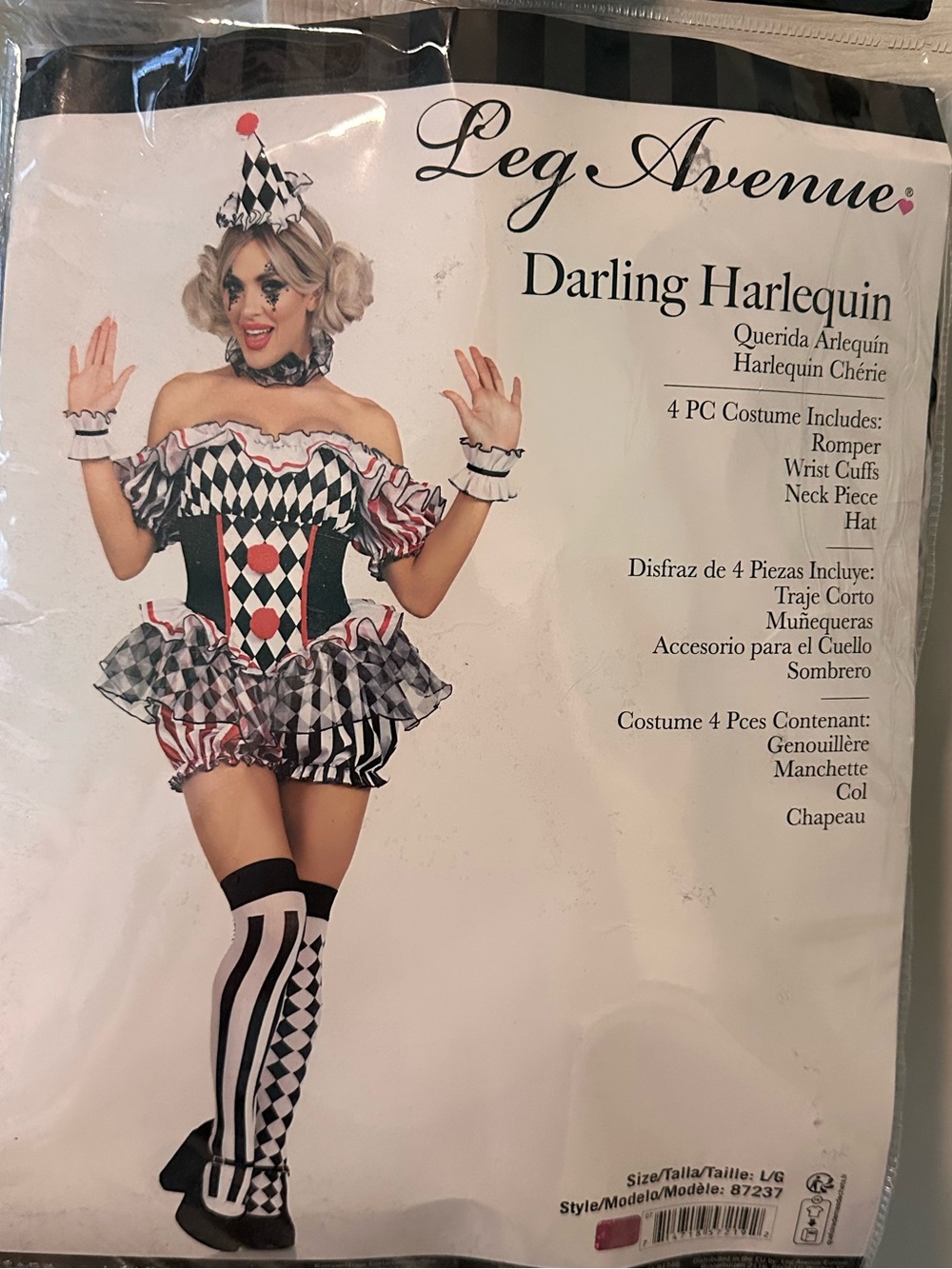 Leg Avenue Harlequin Costume
